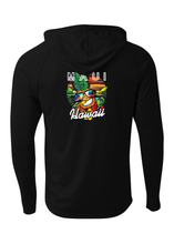 Load image into Gallery viewer, Rainbow Pineapple Adult Athletic Hoodie