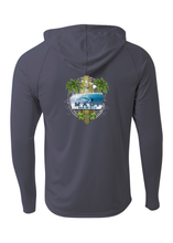 Load image into Gallery viewer, Island Surfboard Adult Athletic Hoodie