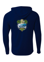 Load image into Gallery viewer, Island Surfboard Adult Athletic Hoodie