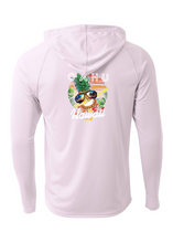 Load image into Gallery viewer, Rainbow Pineapple Adult Athletic Hoodie