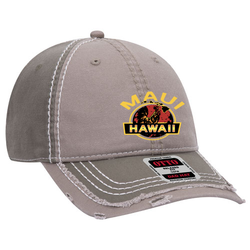 Red Rooster Distressed Dad Cap