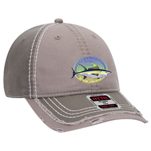 Load image into Gallery viewer, Ahi Distressed Dad Cap
