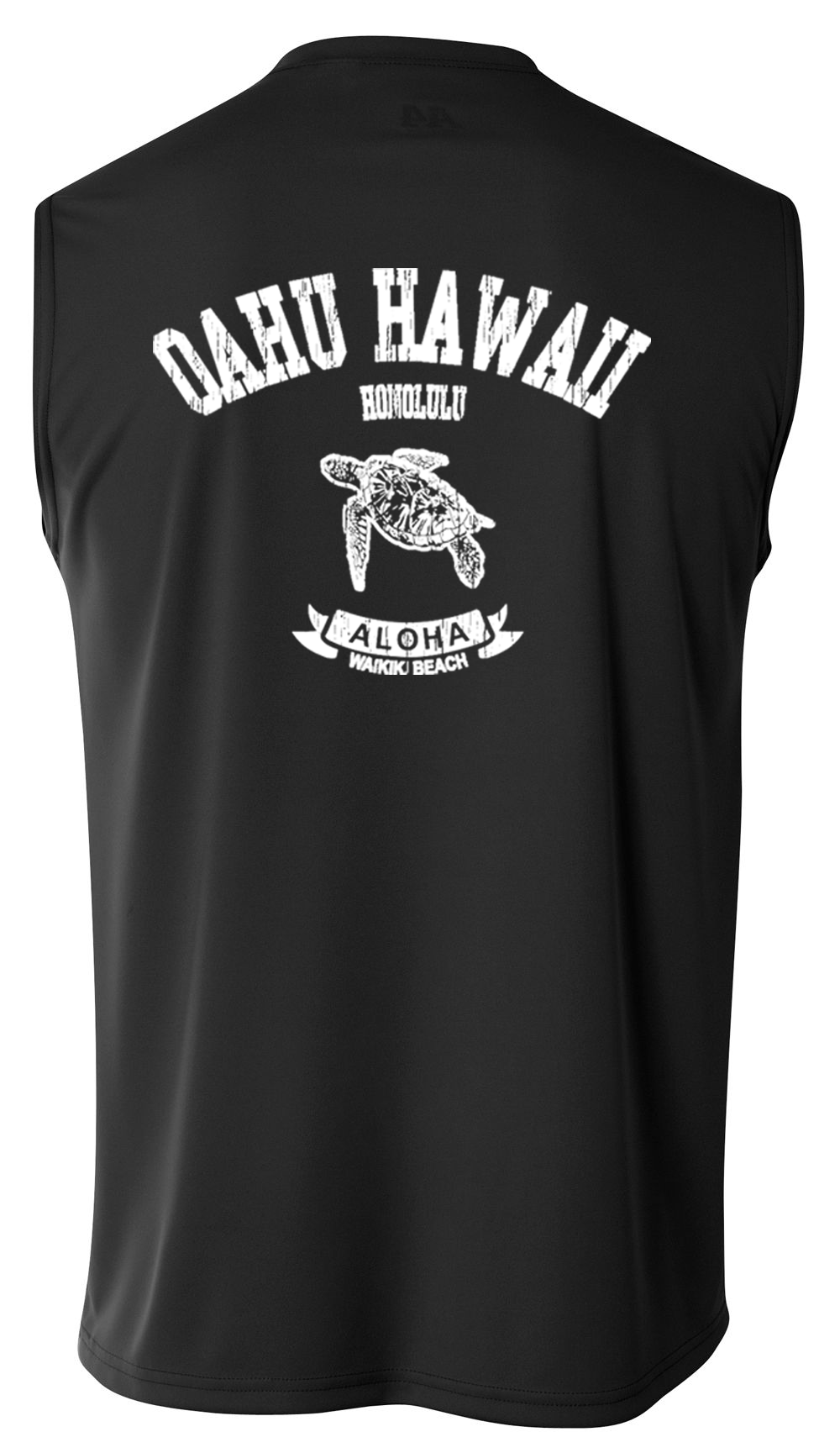 Oahu Turtle Adult Athletic Muscle Tank