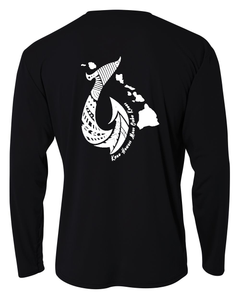 Fish Hook Adult Athletic Long Sleeve