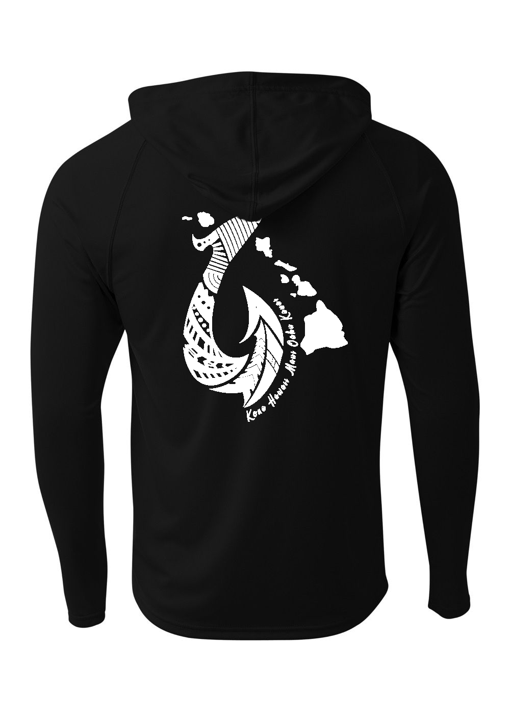 Fish Hook Adult Athletic Hoodie