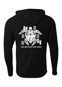 Tribal Turtle Adult Athletic Hoodie