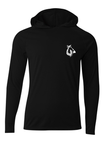 Fish Hook Adult Athletic Hoodie