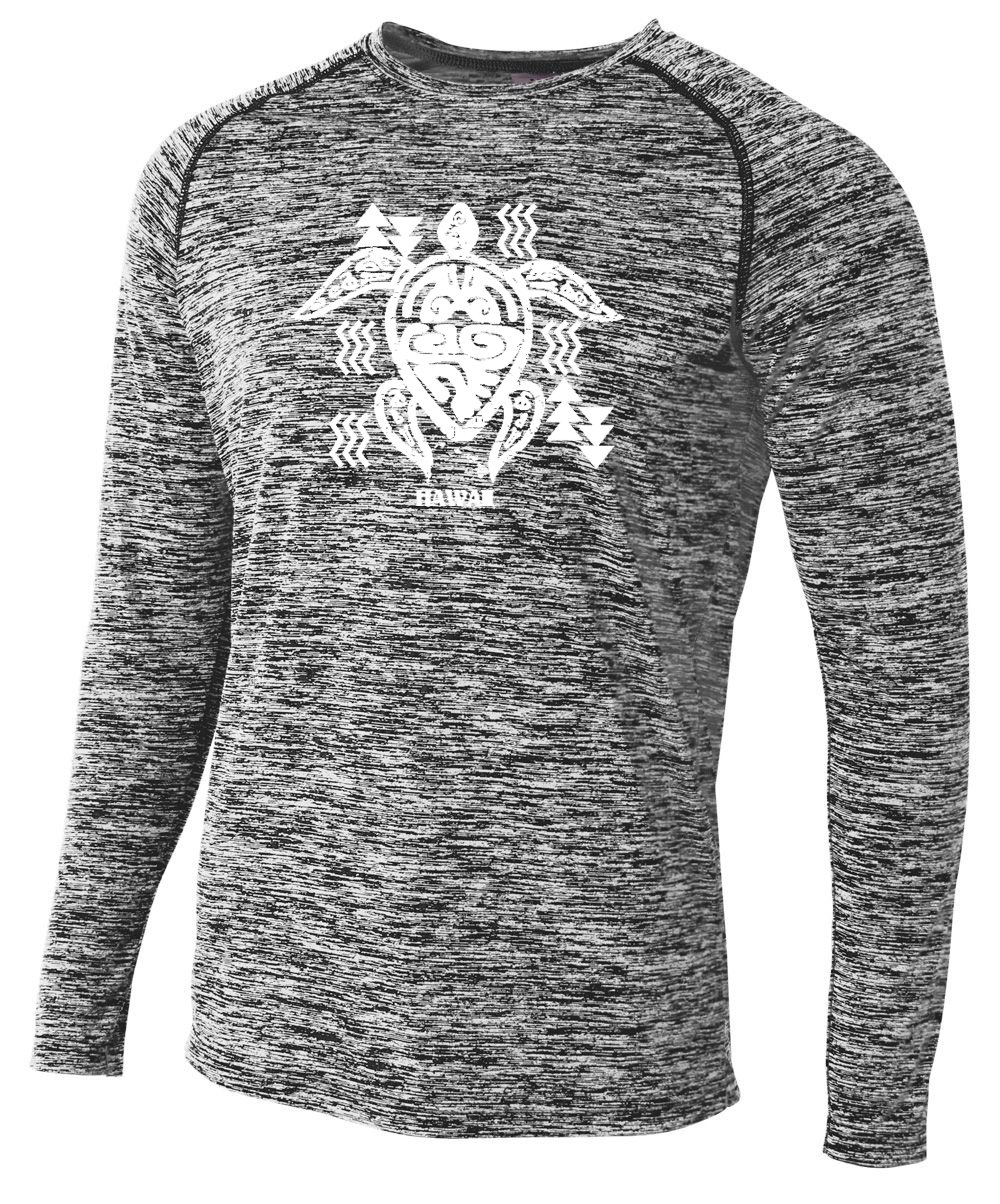 Raglan Space Dye Athletic Long Sleeve