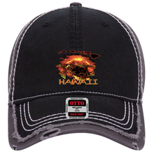 Load image into Gallery viewer, Volcanic Turtle Distressed Dad Cap
