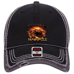 Volcanic Turtle Distressed Dad Cap