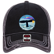 Load image into Gallery viewer, Whale Tail Distressed Dad Cap
