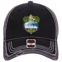 Load image into Gallery viewer, Island Surfboard Distressed Dad Cap
