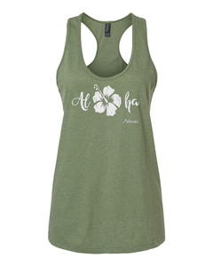 Women's Racerback Tank - White Ink