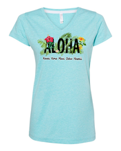 Load image into Gallery viewer, Tropical Aloha V-Neck
