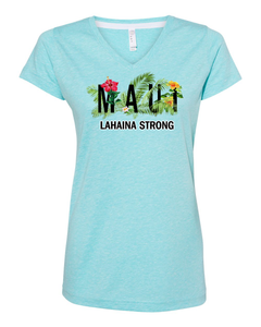 Tropical Maui Strong V-Neck