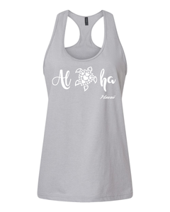 Women's Racerback Tank - White Ink