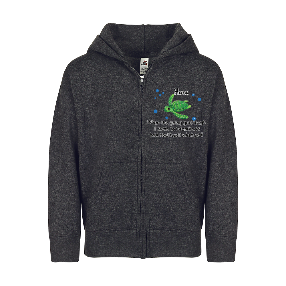 Honu Youth Zipper Hoodie