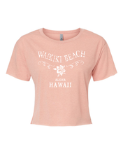 Load image into Gallery viewer, Waikiki Beach Cropped Tee
