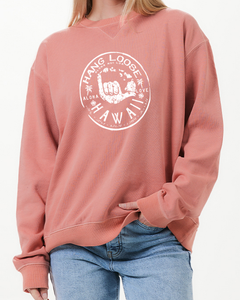 Garment Dyed Fleece Adult Crewneck