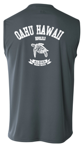 Oahu Turtle Adult Athletic Muscle Tank