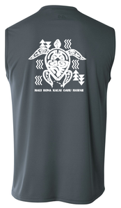 Tribal Turtle Adult Athletic Muscle Tank