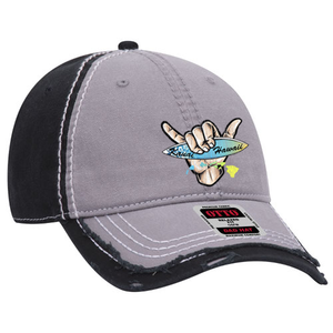 Shaka Surfboard Distressed Dad Cap