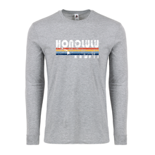 Load image into Gallery viewer, Rainbow Stripe Long Sleeve Cotton Tee
