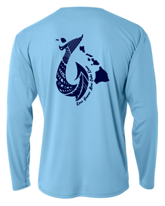 Fish Hook Adult Athletic Long Sleeve