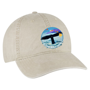 Whale Tail Twill Dad Cap