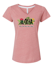 Load image into Gallery viewer, Tropical Aloha V-Neck
