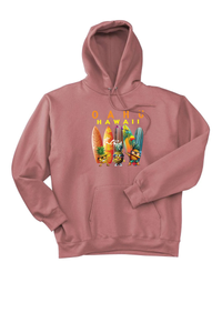 Aloha Surfboard Adult Hoodie