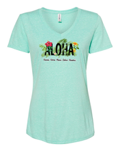 Load image into Gallery viewer, Tropical Aloha V-Neck
