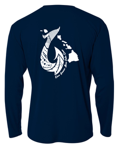 Fish Hook Adult Athletic Long Sleeve