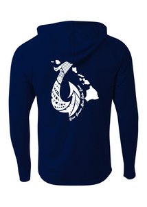 Fish Hook Adult Athletic Hoodie