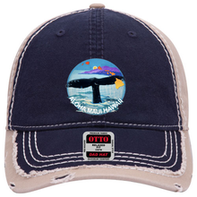 Load image into Gallery viewer, Whale Tail Distressed Dad Cap
