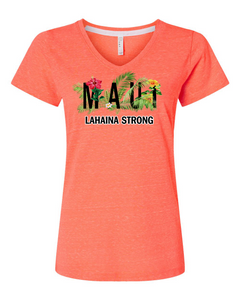 Tropical Maui Strong V-Neck