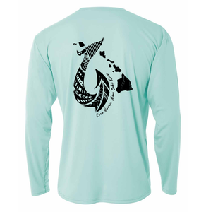 Fish Hook Adult Athletic Long Sleeve