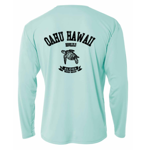 Oahu Turtle Adult Athletic Long Sleeve