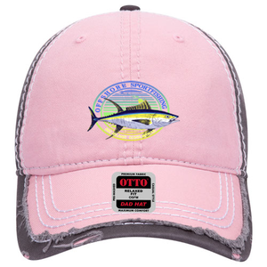 Ahi Distressed Dad Cap