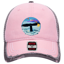 Load image into Gallery viewer, Whale Tail Distressed Dad Cap
