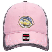 Load image into Gallery viewer, Marine Fish Distressed Dad Cap
