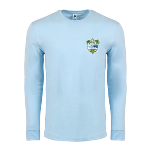 Island Surfboard Long Sleeve Cotton Tee