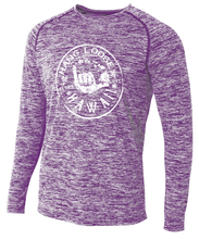 Load image into Gallery viewer, Raglan Space Dye Athletic Long Sleeve
