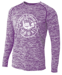 Raglan Space Dye Athletic Long Sleeve