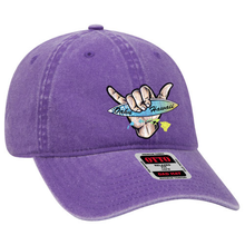 Load image into Gallery viewer, Shaka Surfboard Twill Dad Cap
