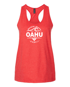 Women's Racerback Tank - White Ink