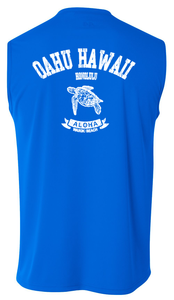 Oahu Turtle Adult Athletic Muscle Tank