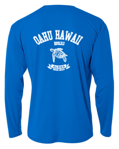 Oahu Turtle Adult Athletic Long Sleeve