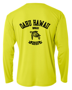 Oahu Turtle Adult Athletic Long Sleeve