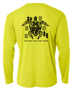 Tribal Turtle Adult Athletic Long Sleeve